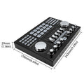 Live Sound Card Portable Internet Celebrity Sound Card Audio Mixer DJ Equipment Sound Effects Processors for Music Karaoke