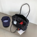 New Fashionable Large Capacity Boston Bag Women's Underarm Slouchy Artistic Style Commuter Single Shoulder Bag