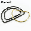 1-10Pcs D Ring Shape Metal Handles Replacement DIY Handbags Bags Purse for Making Women Bag Belt Hardware Accessories