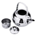 Stainless Steel Water Kettles Teapot With Infuser Filter Coffee Kettle Green Tea Jug Home Office Tea Coffee Tools Cookware
