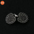 1 Pair Vintage Sweater Swirl Clip Cape Cloak Clips for Dress Retro Cardigan Clip Shawl Clasp Shirt Button Clip for Girl Women