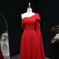 Sharon Said Dubai Red Off Shoulder Elegant Evening Dress | SAMAG