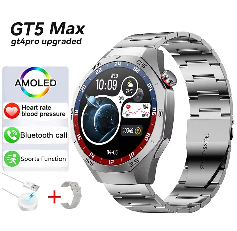 LAXASFIT Smart Watch 2026 New Bluetooth Call Fitness Tracking Music Playback Health Monitoring Smartwatch For Men Women