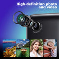128GB MP3 Player Bluetooth 5.4 Hi-Fi Music Player Built-in Speaker 2.4 Inch Touch Screen Walkman Video FM Radio Recorder Camera