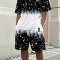 Men's Summer Set Flower T-shirts Clothing for Matching | SAMAG