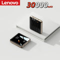 Lenovo New 500000mAh Mini Power Bank Built-in 4 Cables Large Capacity Super Fast Charging External Battery for IPhone Samsung