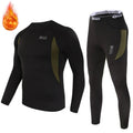 Men's Winter Thermal Underwear Thermal Tee And UnderPants Set Comfortable Breathable One-Piece Suit for Home Use