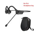 Wireless Bluetooth Headset Bone Conduction Earphones Fast Charge Sports Gaming Headphones with Dual CVC8.0 Noise-canceling Mic