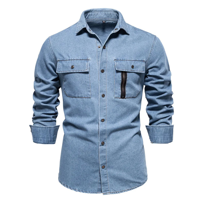 New Style Men's Casual Solid Color 100% Cotton | SAMAG