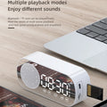 Digital Alarm Clock Wireless Bluetooth Speaker Multi-functional Subwoofer Clock Vertical Mini AI Smart Alarm Clock Music Player