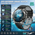 2026 Offline Map New Smart Watch 3ATM Waterproof GPS Navigation Compass Altimeter Flashlight Men 170+ Sports Bracelet Men Women