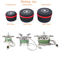 Strong Fire Stove High Firepower Portable Outdoor Stove Camping Gas Stove Folding Head Burner with Storage Bag For Hiking
