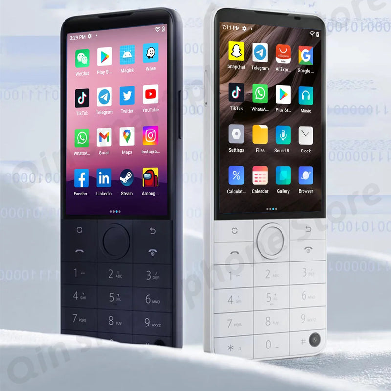 New Qin F22 Pro Smart Touch ScreenPhone Wifi 5G+3.5 Inch 4GB 64GB Add Google Store Android QinGlobal Version Mobile Phone
