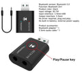 USB Bluetooth 5.0 Adapter 2 in 1 Transmitter Receiver Audio Dongle Wireless for Computer Laptop - Visuel 6 | SAMAG