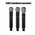 SLXD Microfone 500/600/800MHZ Wireless Microphone System 4pin Headset KSM8/Beta58 Professional Audio Equipment For Stage Karaoke