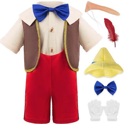 Puppet Costume For Boys Cosplay Fairytale Character Long | SAMAG