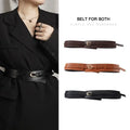Ladies' new belt dual-purpose high-end decorative dress with blazer fashionable wide waist belt
