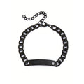 Stainless Steel Personalized Name Bracelets and Bangles for Man Woman Custom Nameplate Date DIY Jewelry - Visuel 7 | SAMAG