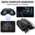 ZIYOUHU NVC800 Infrared 16X Digital Zoom 4K Night Vision Binoculars WIFI Head-Mounted IR Night Vision Goggles 800m with Altitude