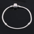 925 Sterling Silver Snake Chain DIY Charm Bracelet for Women Gift Jewelry with Bracelets for Women браслет серебряный