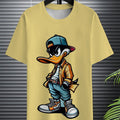 The summer new men's suit features an interesting cartoon duck print casual and fashionable polyester wear - View 4 | SAMAG
