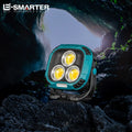 Powerful LED Flashlight Power Bank USB Rechargeable Torch Light Strong Magnetic Adsorptio High Power Flashlight Lantern