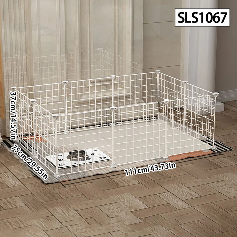 Dog Pen Indoor Fence Small Medium Dog Teddy Home Isolation Door Fence Pet Guardrail Cat Cage Rabbit Cage