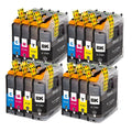LC123 LC-123 LC 123 XL LC123XL Ink Inkjet Cartridges For Brother MFC J4410DW J4510DW J4610DW J4710DW J470DW J6920DW