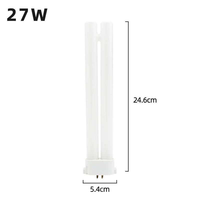 Fluorescent Lamps 220V Party Four Needles Desk Lamp Tubes Eye-protection Lights 13W 18W 27W Square Four-pin Trichromatic Tube