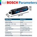 BOSCH GO 3 Cordless Screwdriver 3.6V Lithium - ion Battery Rechargeable Drill with Box GO3 Professional Tool - View 2 | SAMAG