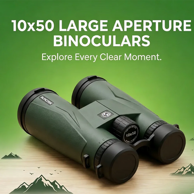 10x50 Professional Binoculars XZ with Low Light Clarity | SAMAG
