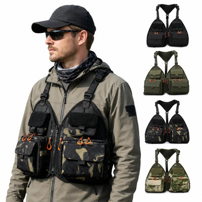 Waterproof Fishing Tackle Vest Bag Multifunctional Camo | SAMAG