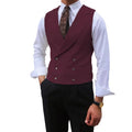 Fashion Solid Vests for Men Casual Style Sleeveless Male Fashion Waistcoat 1 Piece Slim Fit Beach Prom Party Suits Vest