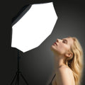 70cm Octagon Softbox Photography Lighting soft box With Tripod  Photo Studio Accessories Various Of Bulb