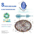 Personal Alarm With LED Light 130DB Anti Lost Wolf Self-Defense Safety Attack Emergency Alarms For Women Kids Elder