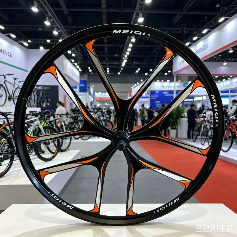 24/2627.5" MTB Wheelset: Thread-on Freewheel Hub, One-Piece Magnesium Alloy Rims, Bearing Disc Brake, Variable Speed.