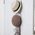 5Pcs Hat Rack Iron Punching Free Multi Layer Multifunctional Space Saving Hat Hanger Holder