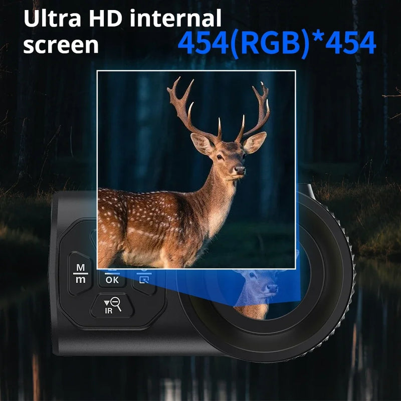 Mini Head Mounted Monocular Night Vision, 400m Range - View 3 | SAMAG