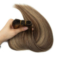 MRS Hair Bundles Human Hair Sew-in Double Weft Natural Straight Hair Bundles 50g/pack MachineRemy Natural Straight Bundle Deals