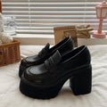 autumn Platform Mary Jane Shoes Ladies Hot Sale High Heels Loafers Women Shoes Retro Chunky Heels Pumps Woman Uniform College