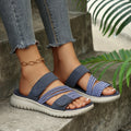 2026 Women's Thick Sole Slippers Sandals Plus Size Lightweight Sweet Slipper Beach Sandal for Woman Sandalias De Mujer Verano