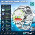 2026 Offline Map New Smart Watch 3ATM Waterproof GPS Navigation Compass Altimeter Flashlight Men 170+ Sports Bracelet Men Women
