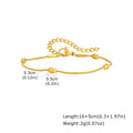 Non Tarnish Stainless Steel Bracelet Gold Plated Stackable for Women, Thin Herringbone Chain Bracelet Waterproof Jewelry Gift