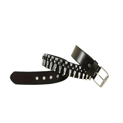 Punk Rivet Belts for Men Women, European American Style Studded Waist Fashion Versatile Jeans for Casual Party | SAMAG