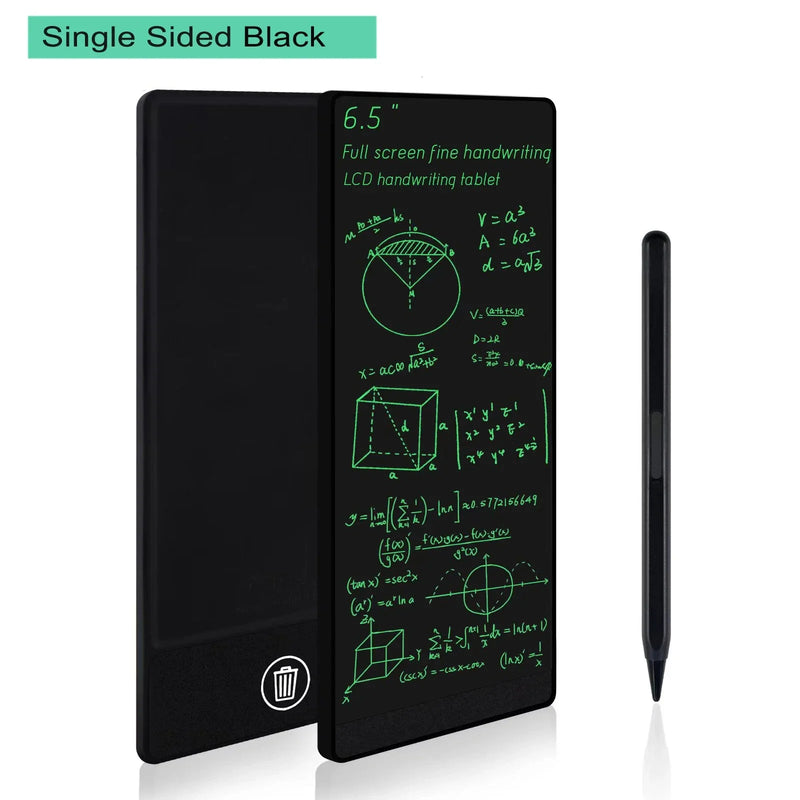 6.5 Inch Full Screen LCD Writing Tablet | Superfine Line Electronic Drawing Board, Kids Educational Digital Notepad