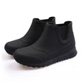 Men's Outdoor Hiking Rain Boots  Weight Rain Beach Non Slip Shoes Fishing Rain Black Work Shoes Durable Waterproof Rubber Shoes