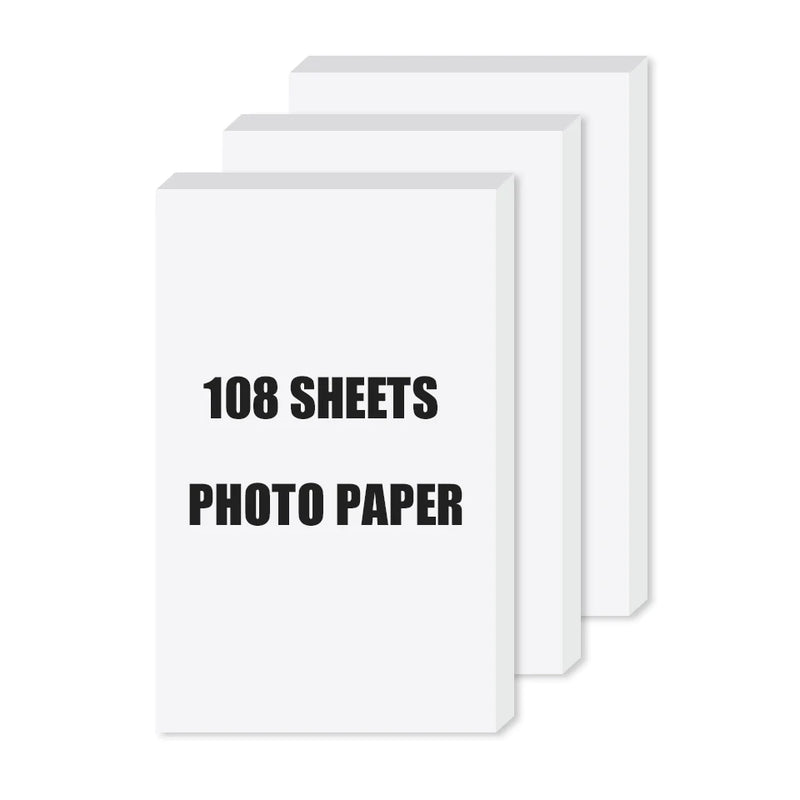Photo Paper Cartridge Set Compatible For Canon Selphy CP1300 CP1500 CP1200 CP1000 Photo Printer KP-108IN KP-36IN Selphy Ink