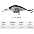60mm 13.2g Crankbait Fishing Lures Floating Wobbler | SAMAG