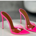 2026Summer New Pointed Thin High-heeled Women's Sandals, Sexy and Comfortable Party Fashionable High-heeled Slippers