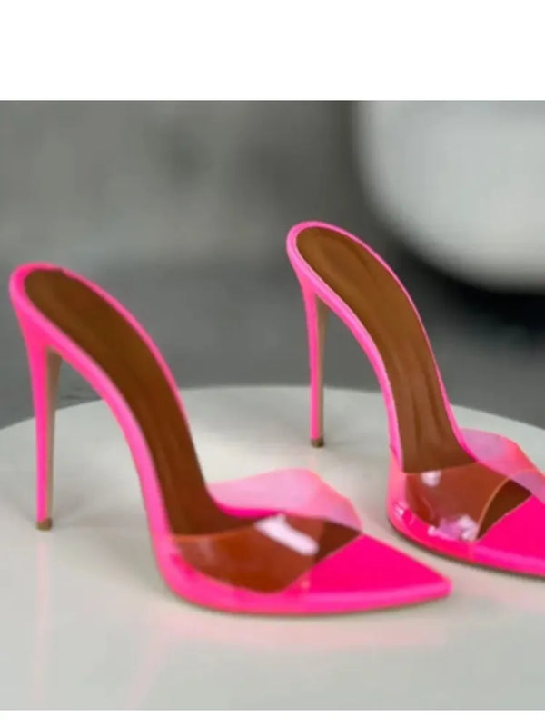 2026Summer New Pointed Thin High-heeled Women's Sandals, Sexy and Comfortable Party Fashionable High-heeled Slippers